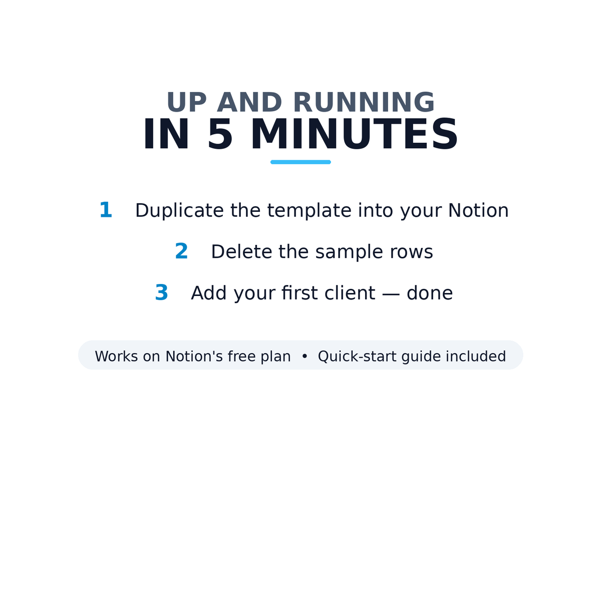 Freelancer Client OS — Notion Template for Freelancers